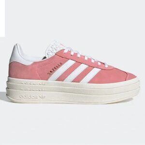 NWT Adidas Gazelle Bold Super Pop / Cloud White / Core White Women’s Sz 11